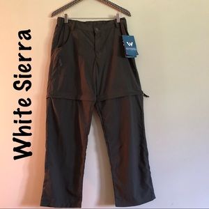 White Sierra convertible pant New with tags  sz M